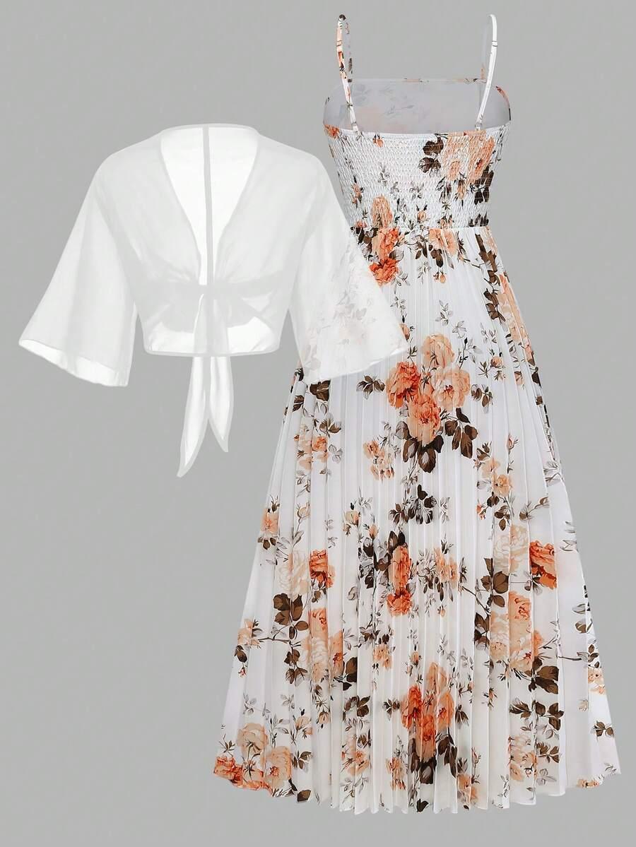 SHEIN MAXI SUKIENKA BOLERKO KOMPLET S06__52