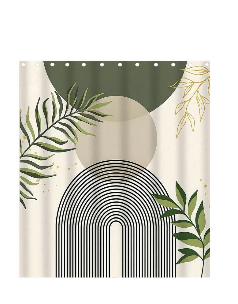 SHEIN ZASŁONA PRYSZNICOWA WZÓR S07__180X200