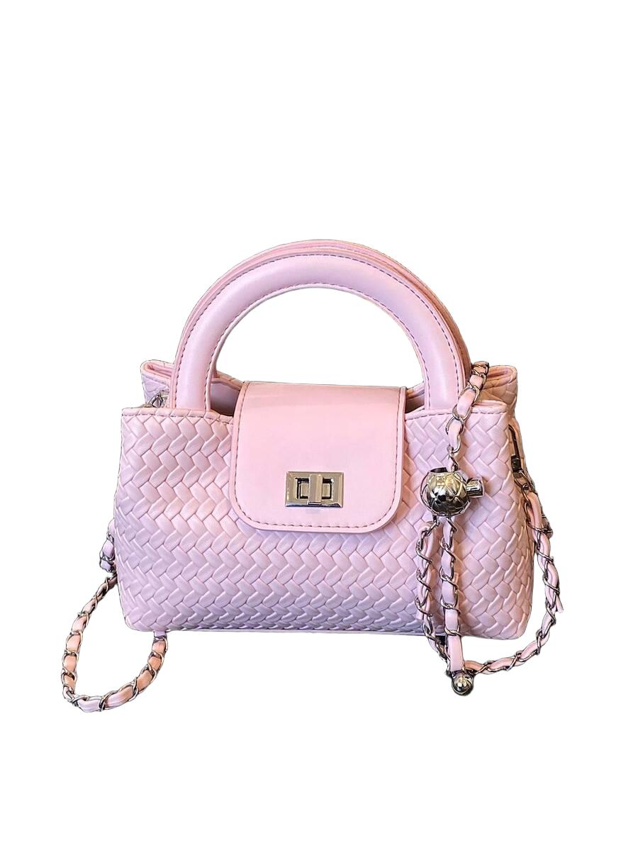 SHEIN RÓŻOWA TOREBKA IMITACJA SKÓRY S07__23X12CM