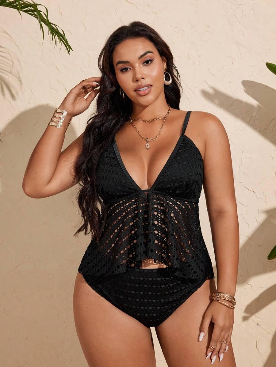 SHEIN DWUCZĘŚCIOWY STRÓJ KĄPIELOWY S09__XXL