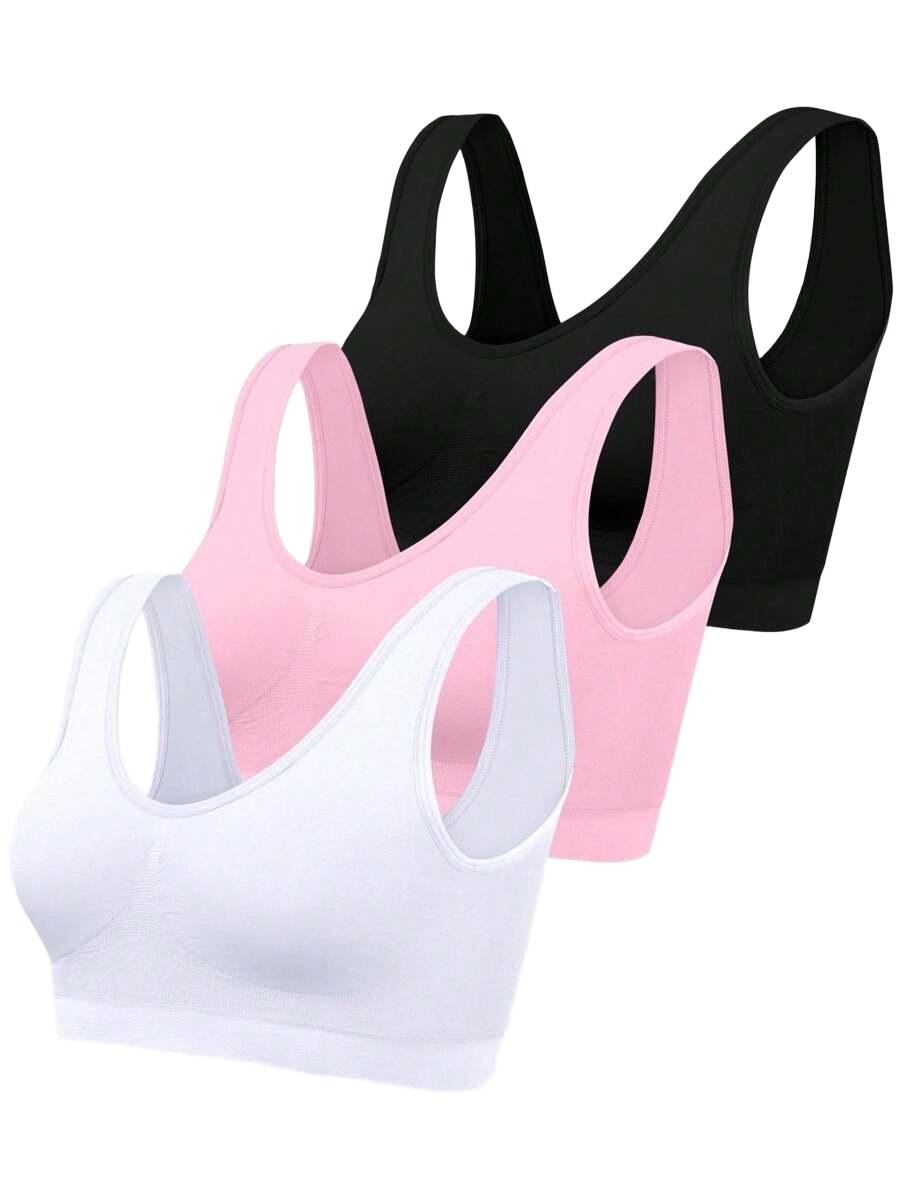 SHEIN GŁADKI TOP 3-PACK S06__L