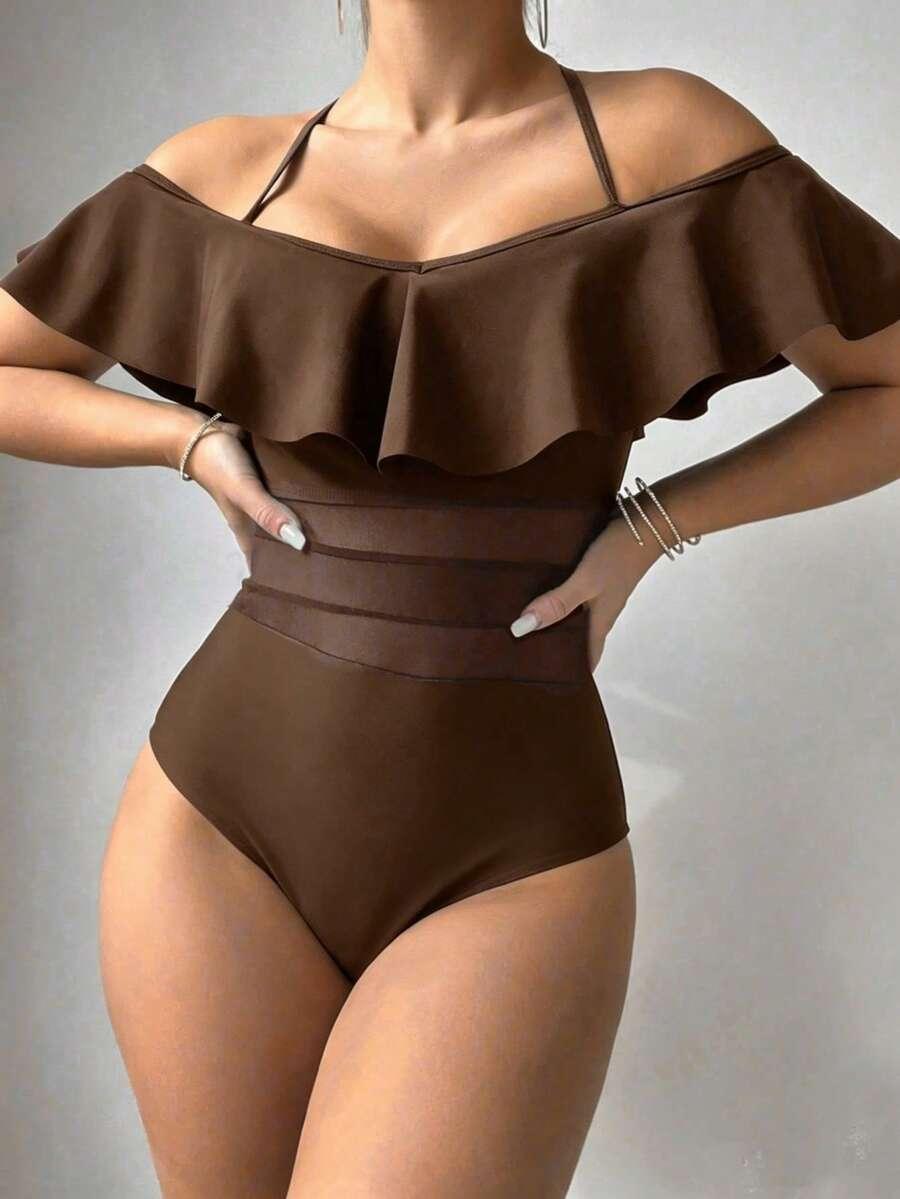 SHEIN JEDNOCZĘŚCIOWY STRÓJ KĄPIELOWY S09__XL