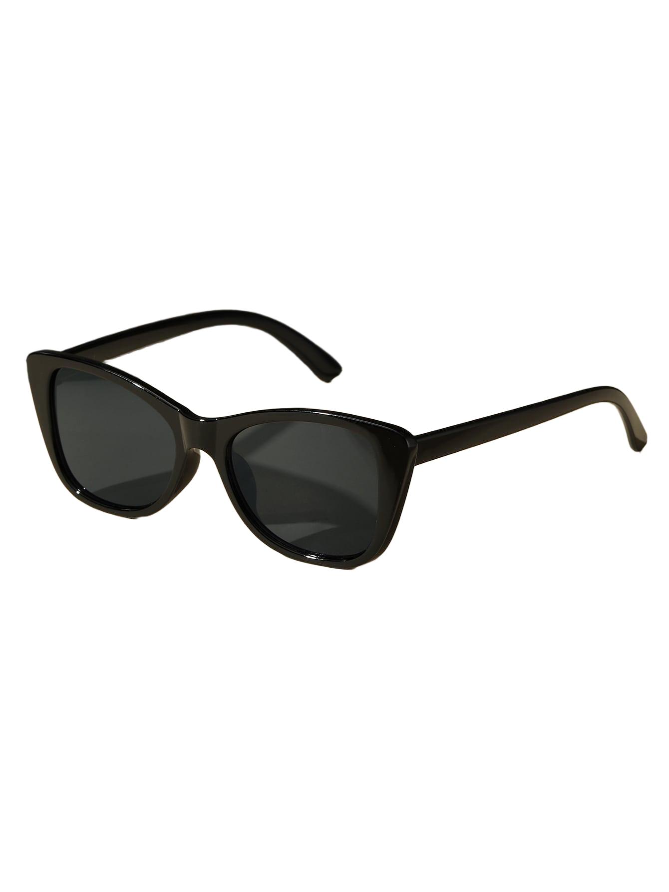 SHEIN CZARNE OKULARY PRZECIWSŁONECZNE S07