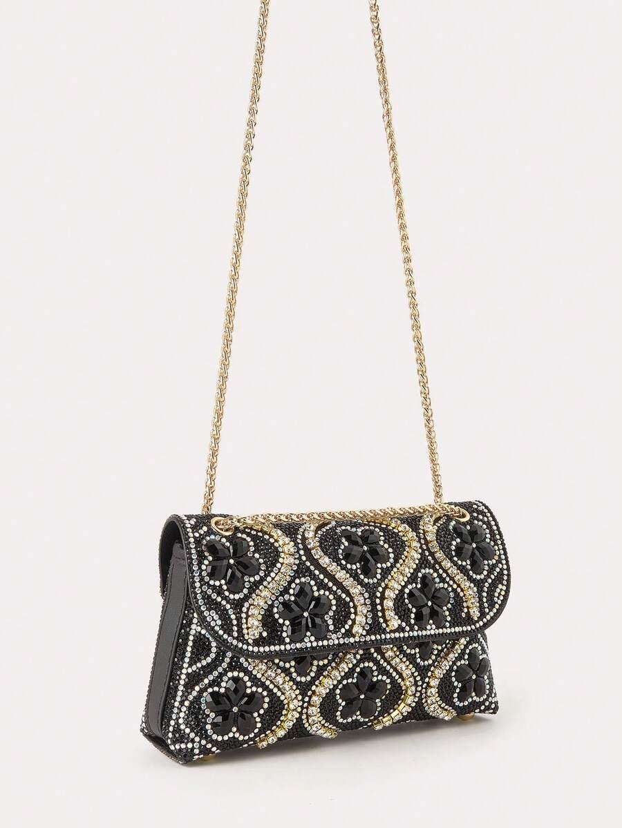 SHEIN TOREBKA ZDOBIENIA POŁYSK S07__21X12,5