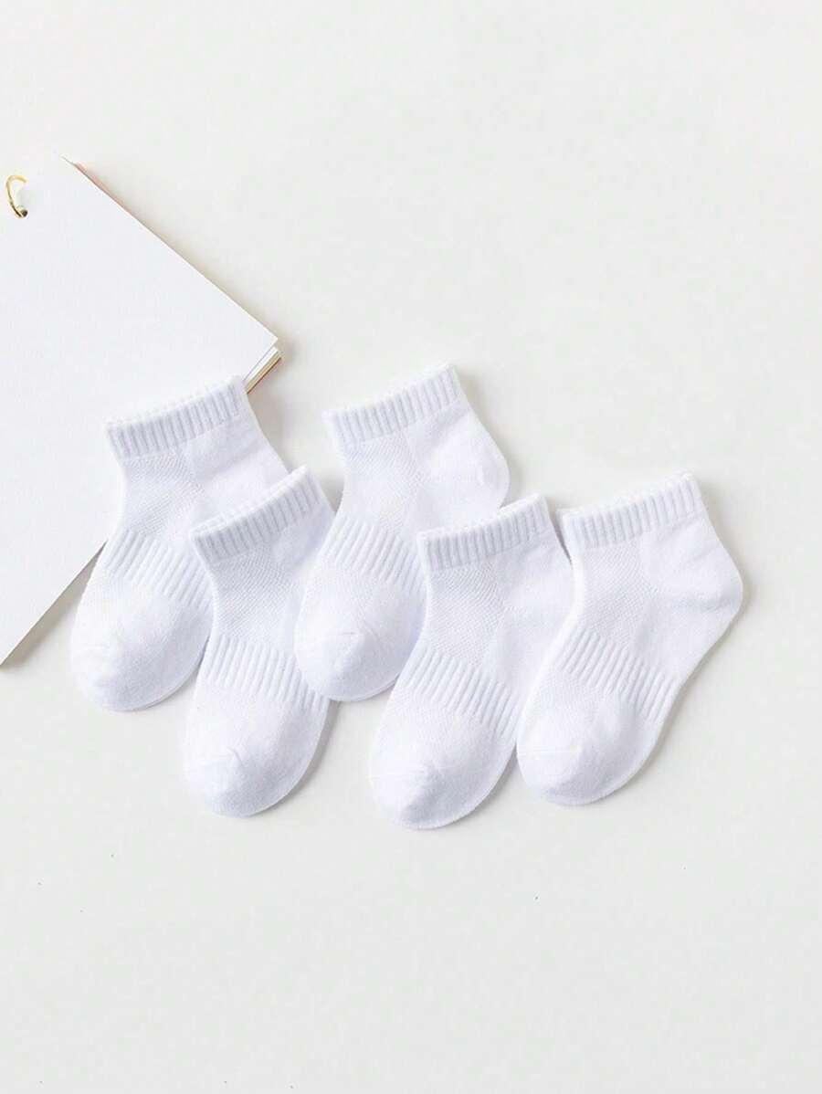 SHEIN BIAŁE SKARPETKI 5-PACK S06__32-36