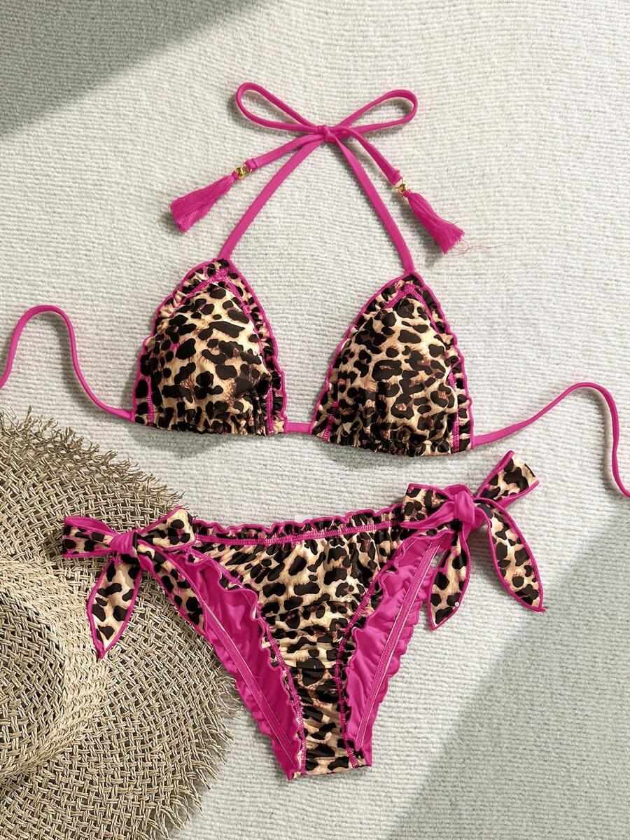 SOLEIA DWUCZĘŚCIOWY STRÓJ KĄPIELOWY ANIMAL PRINT S09__L