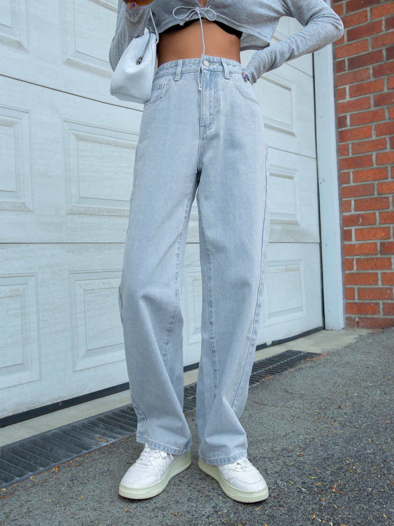 SHEIN SPODNIE JEANS CASUAL S06__XL