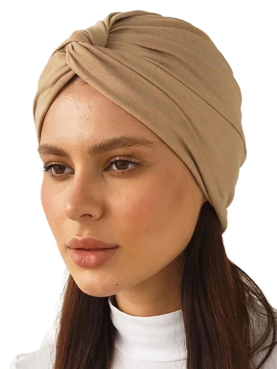 SHEIN BEŻOWY TURBAN NA GŁOWĘ S07