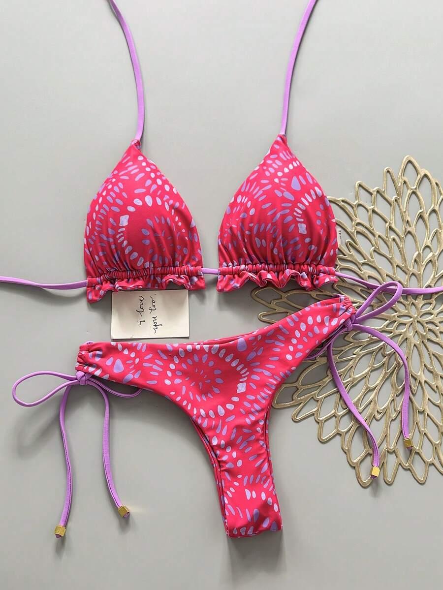 SHEIN DWUCZĘŚCIOWY STRÓJ KĄPIELOWY S09__M