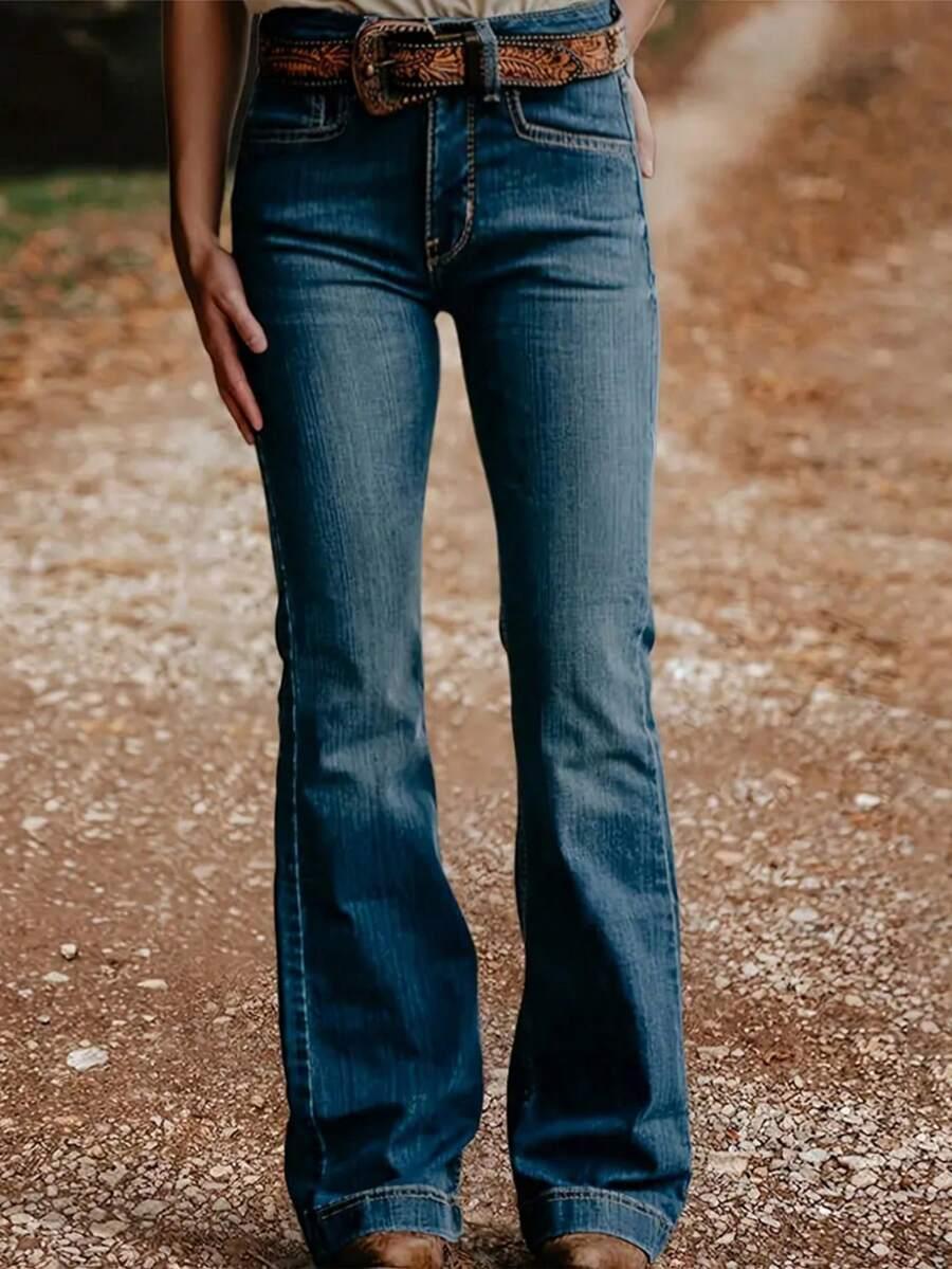 SHEIN NIEBIESKIE SPODNIE JEANS S06__L