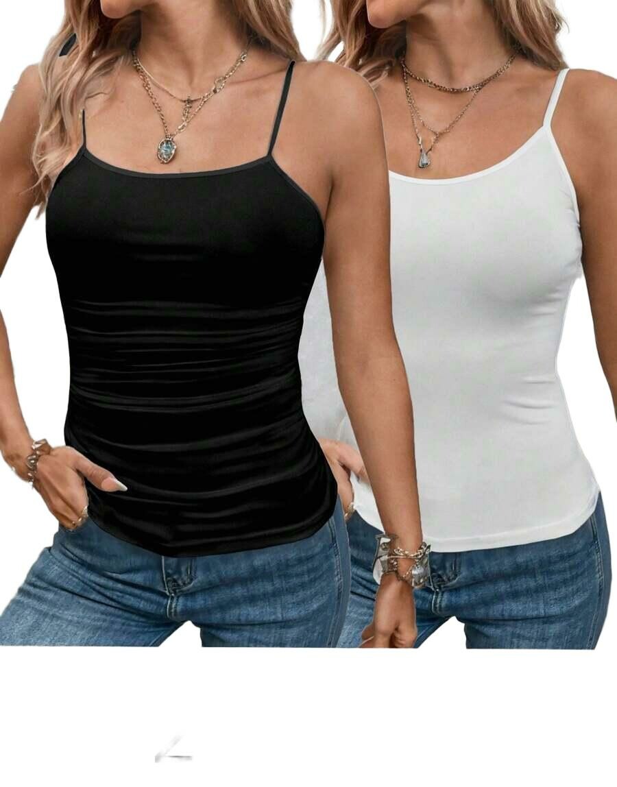 SHEIN TOP NA RAMIĄCZKACH 2-PACK S06__S