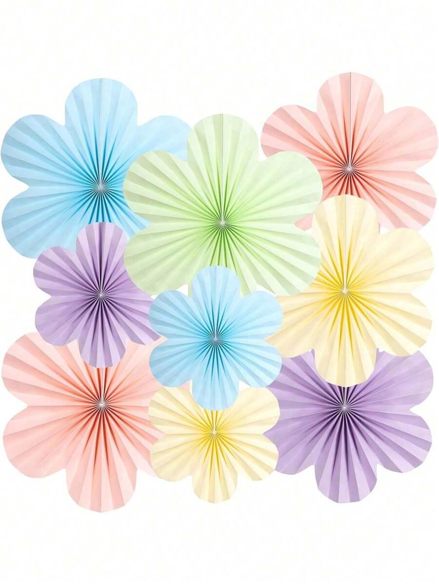SHEIN PAPIEROWE KWIATY 9-PACK S07__35CM