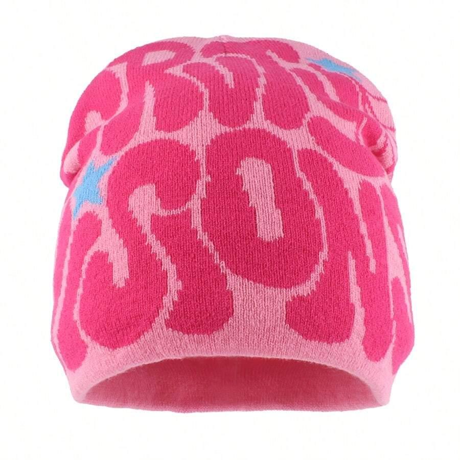 SHEIN RÓŻOWA CZAPKA BEANIE W01__OS