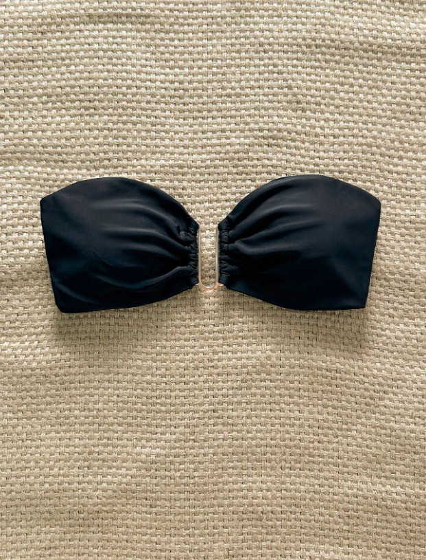 SHEIN CZARNA GÓRA OD BIKINI S06__L