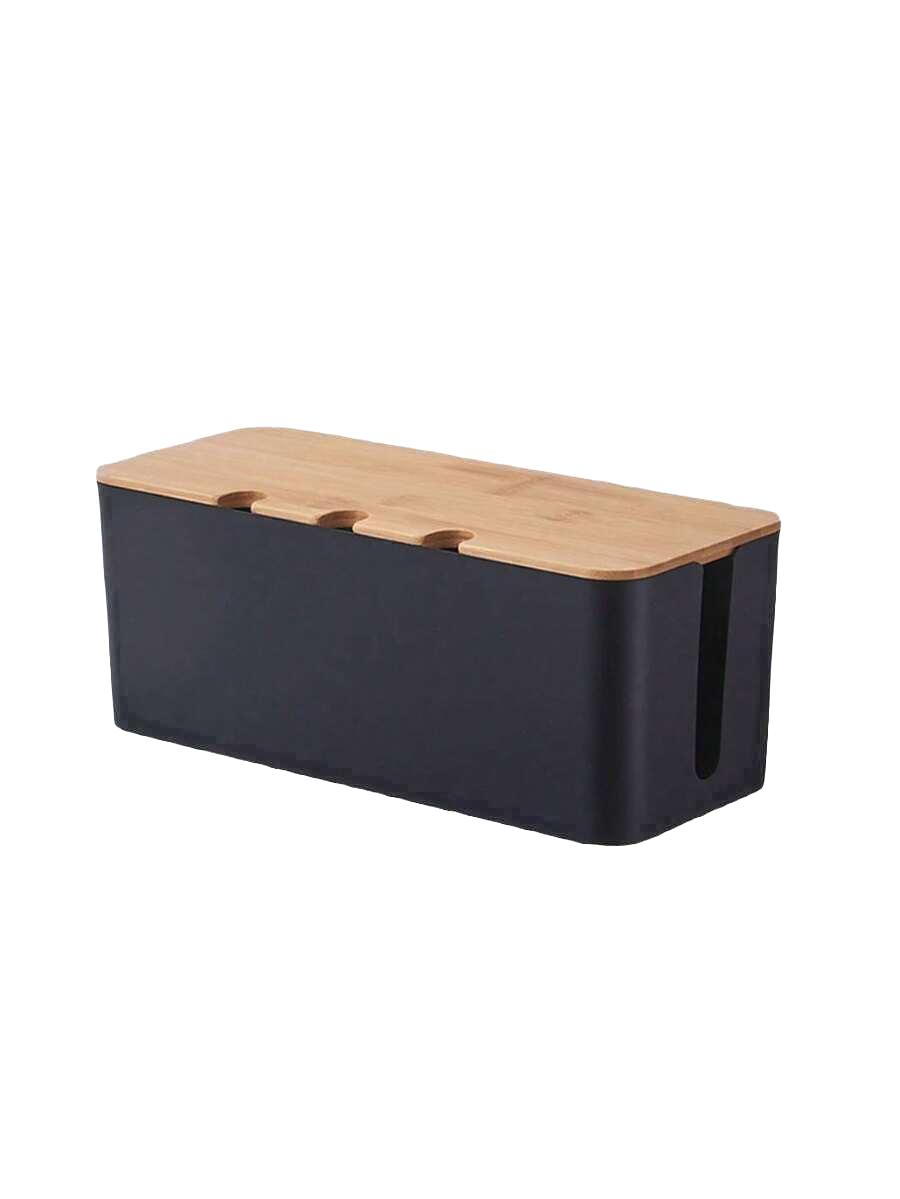 SHEIN CZARNY ORGANIZER NA KABLE S07__12,7X13,6X32CM