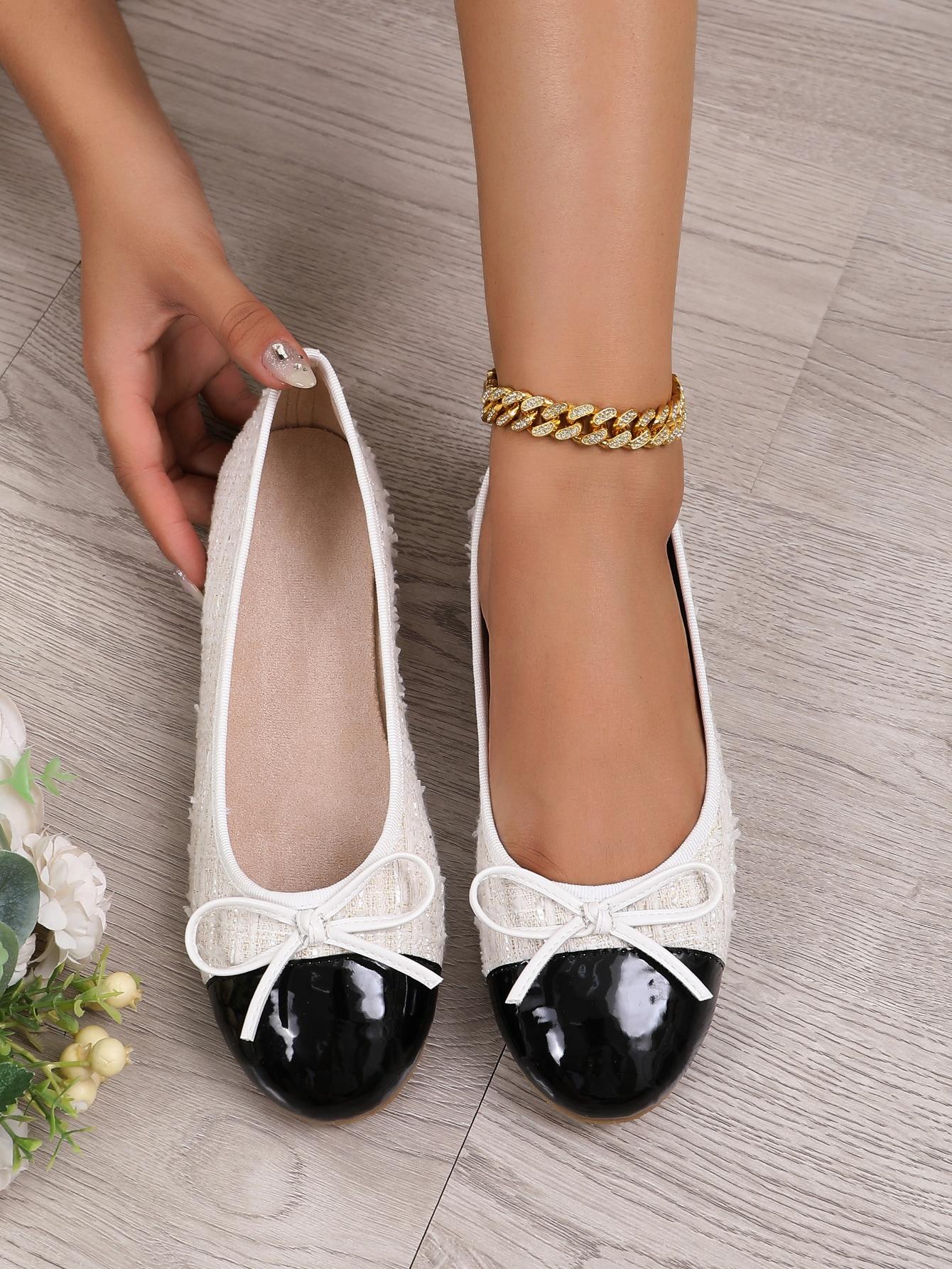 SHEIN BALERINY TEKSTURA KOKARDA S06__40