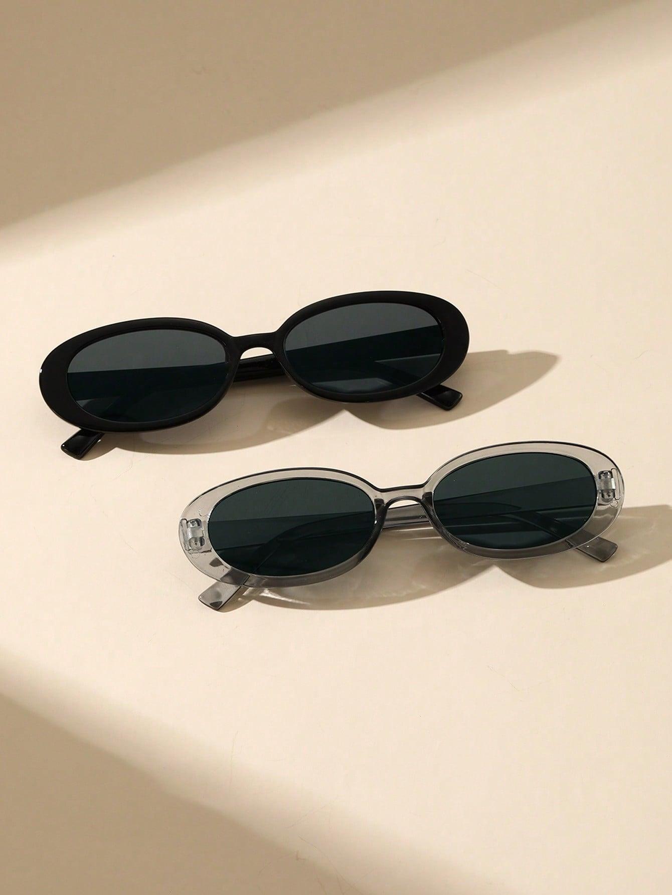 SHEIN CZARNE OKULARY PRZECIWSŁONECZNE S07