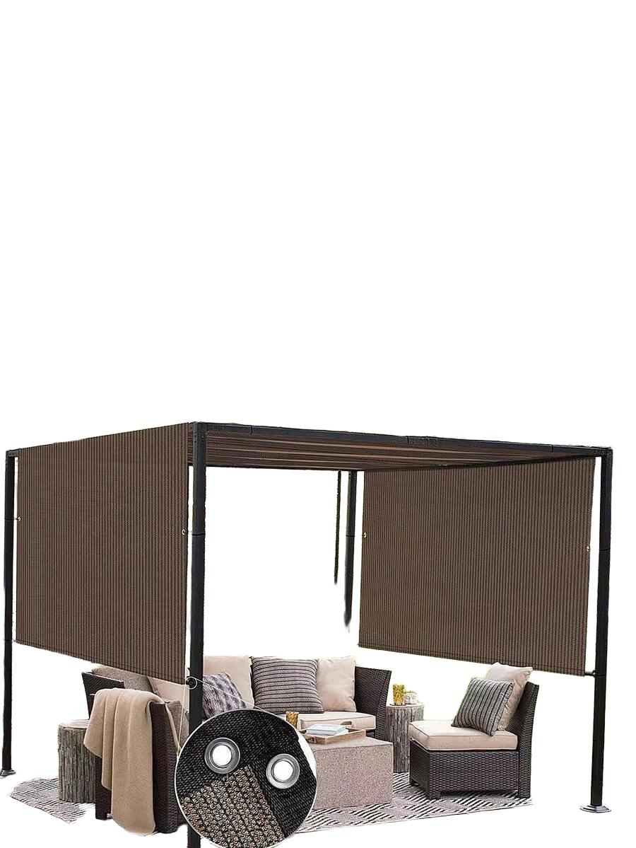 SHEIN BRĄZOWA OSŁONA OGRODOWA S07__2X2M