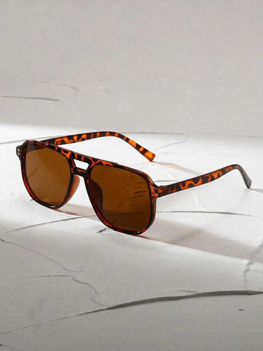 SHEIN OKULARY PRZECIWSŁONECZNE ANIMAL PRINT S07__