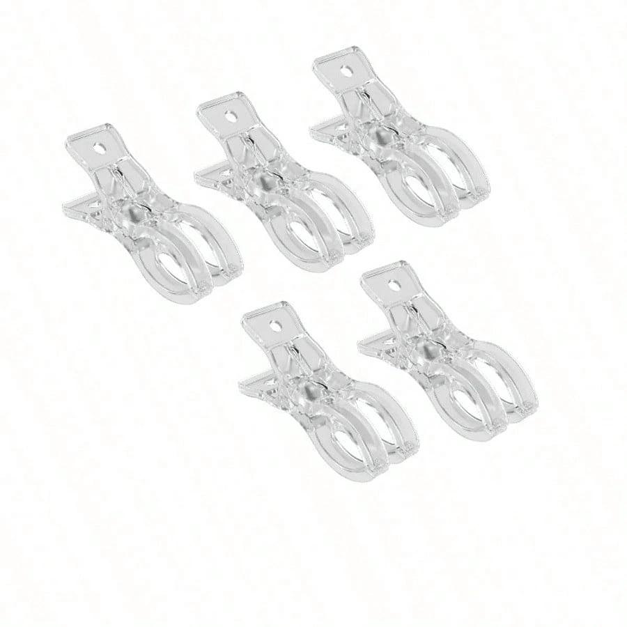 SHEIN PRZEZROCZYSTE KLIPSY 5-PACK S07__2,5X9