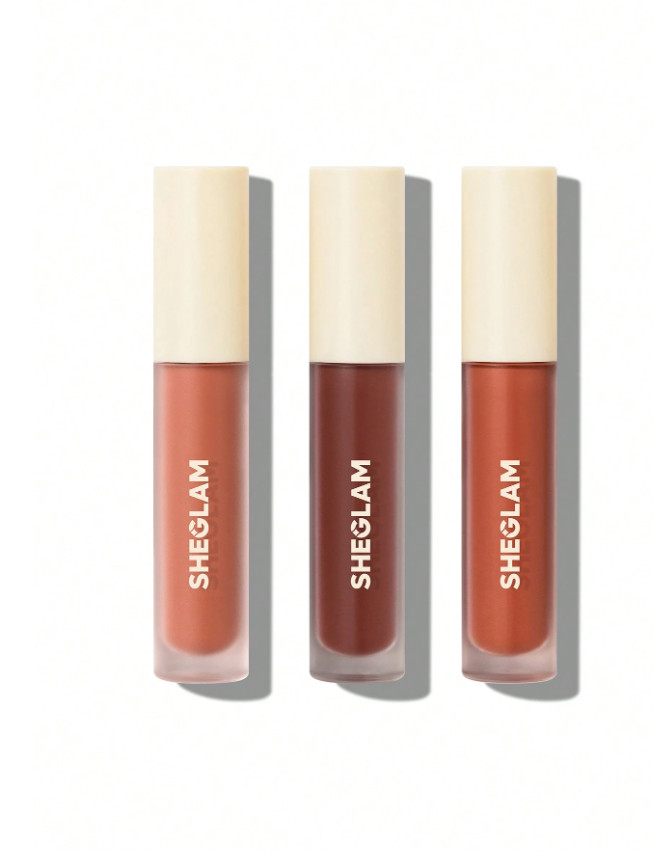 SHEGLAM POMADKA W PŁYNIE 3-PACK NUDE BEACH S07