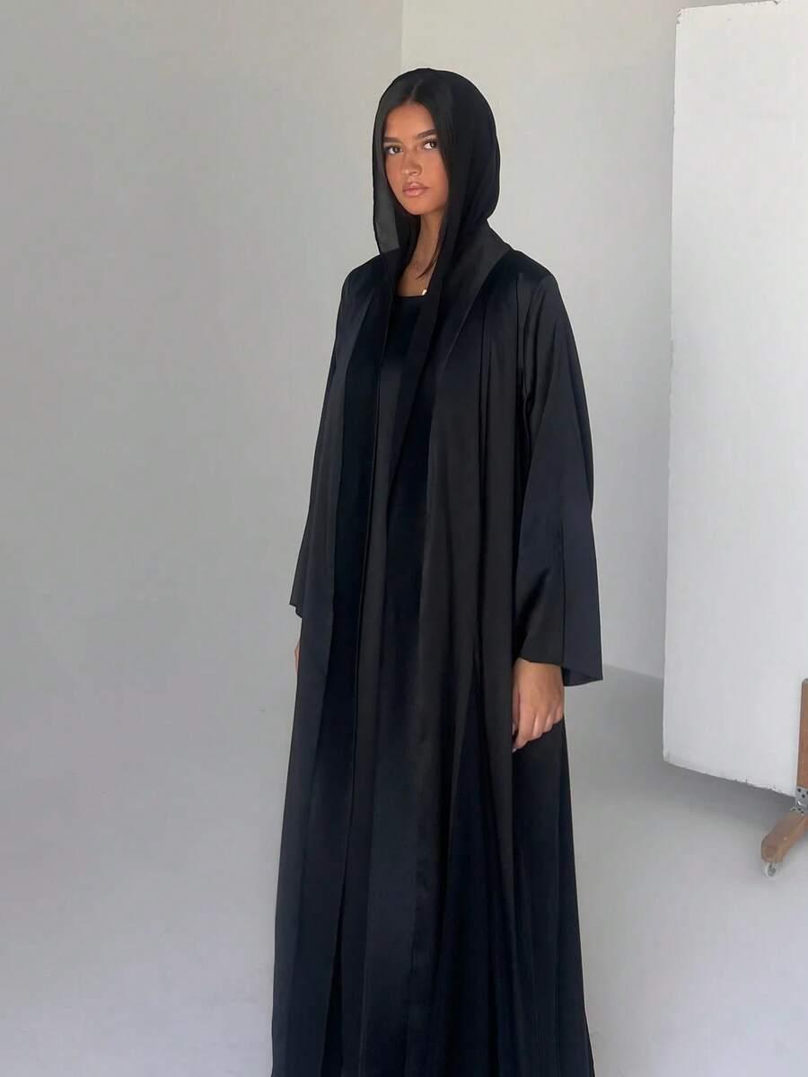 SHEIN CZARNA NARZUTKA ABAYA S09__OS