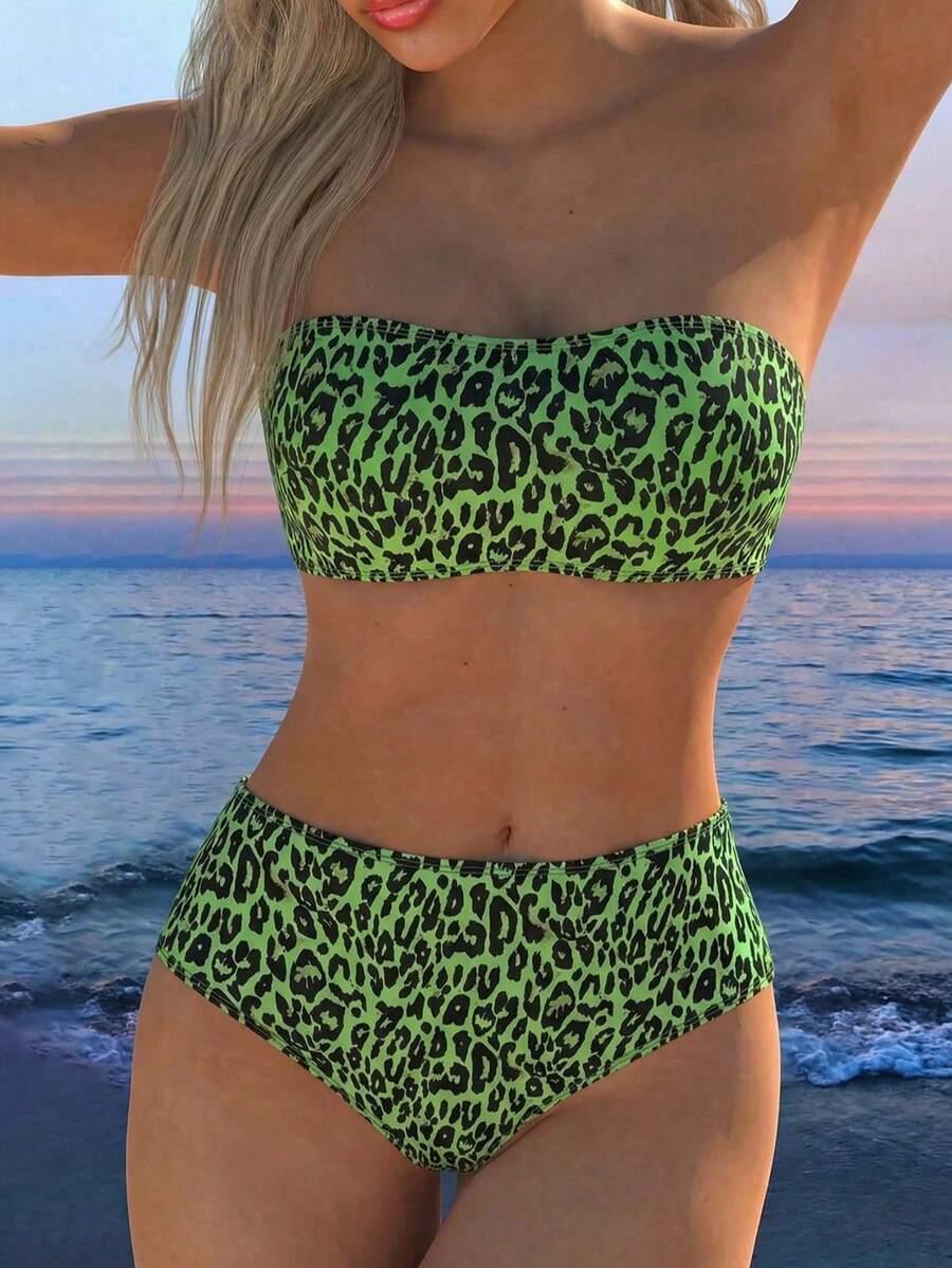 SHEIN DWUCZĘŚCIOWY STRÓJ KĄPIELOWY S09__XL