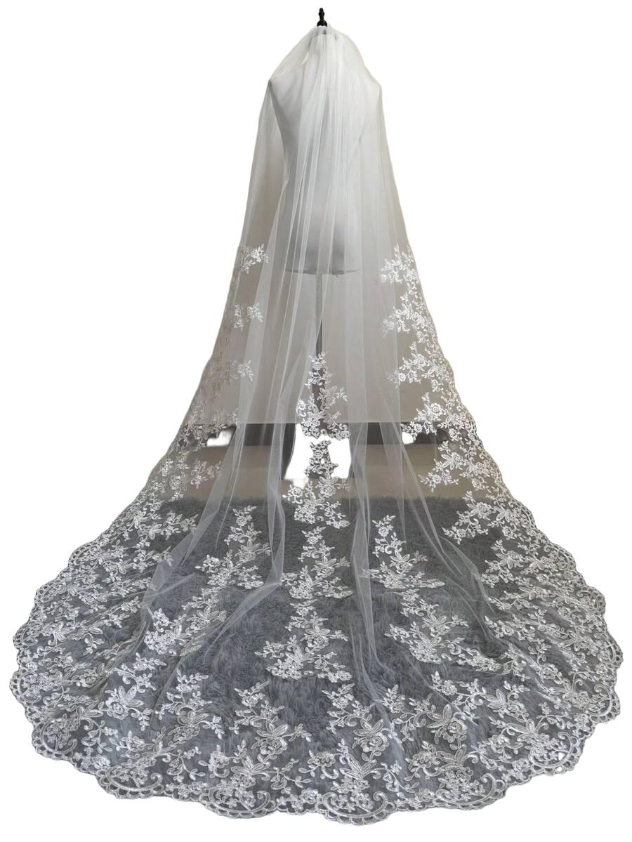 SHEIN BIAŁY WELON ZDOBIENIE S07__160X230CM
