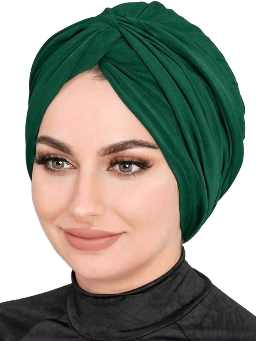 SHEIN ZIELONY TURBAN NA GŁOWĘ S07