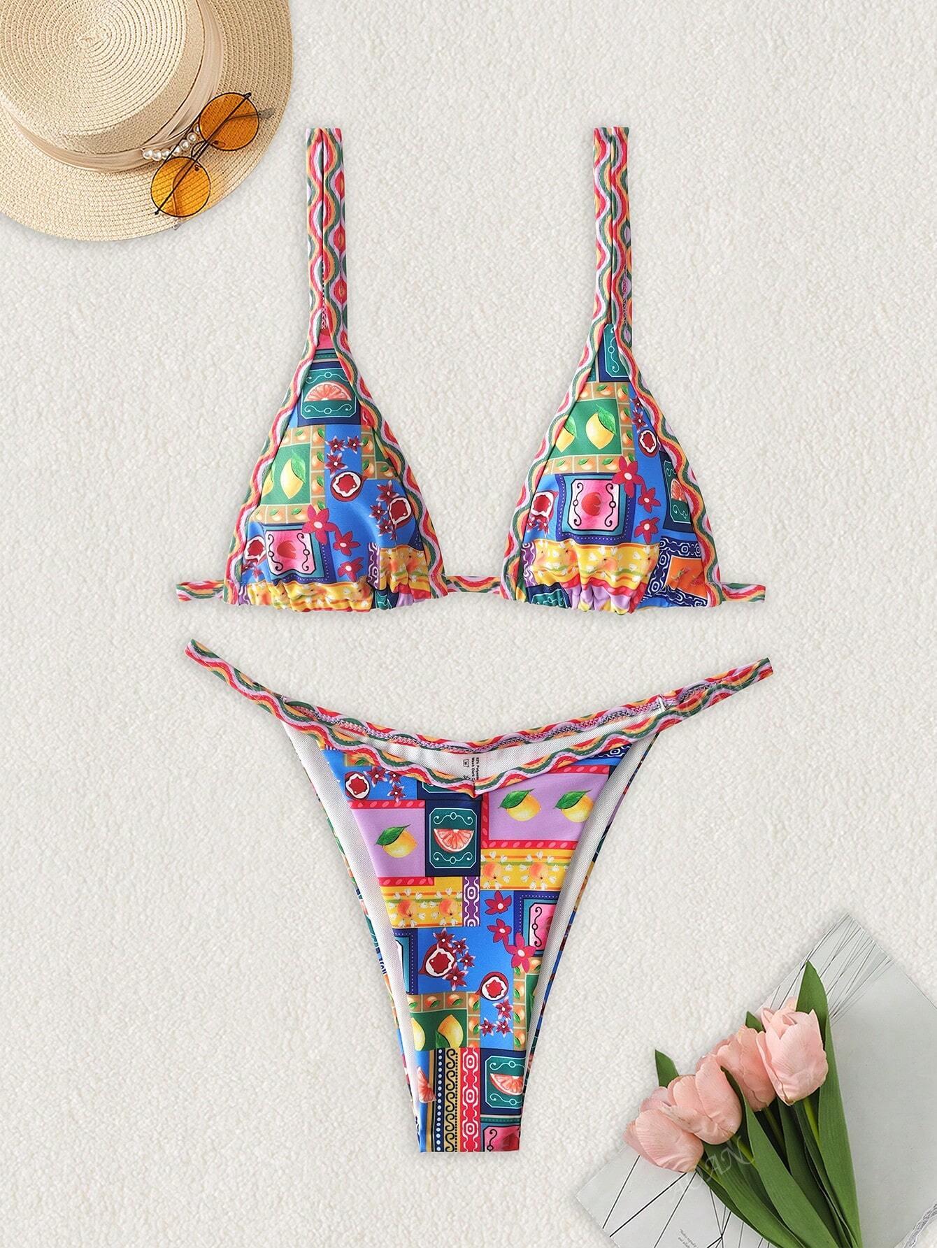 SHEIN DWUCZĘŚCIOWY STRÓJ KĄPIELOWY S09__XS