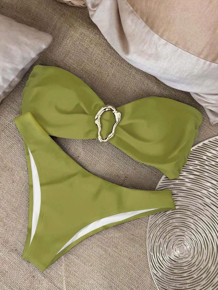SHEIN DWUCZĘŚCIOWY STRÓJ KĄPIELOWY S09__XS