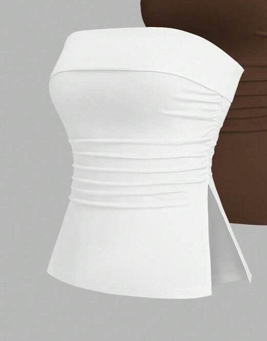 SHEIN BIAŁY TOP TUBA S06__XL