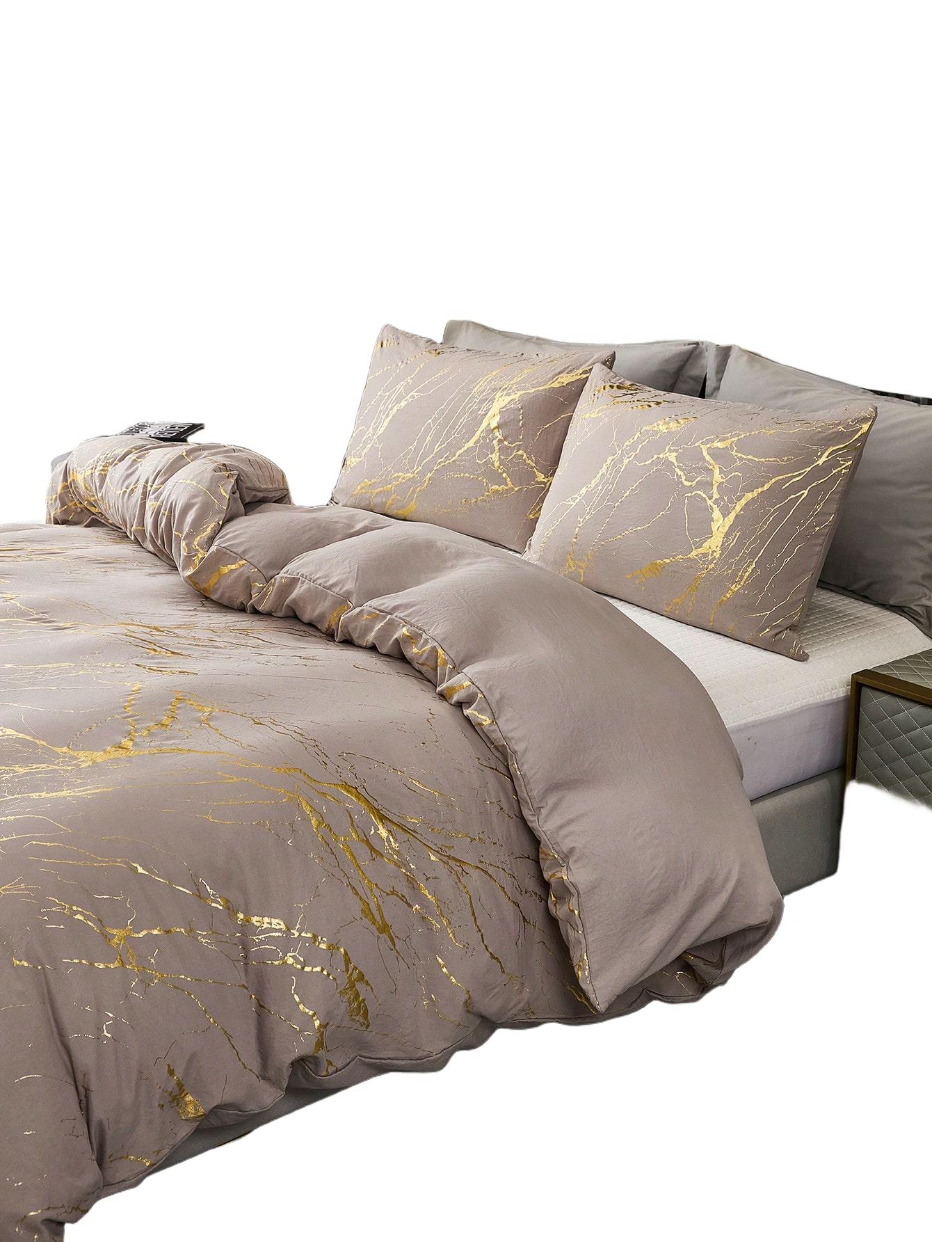 SHEIN BEŻOWY ZESTAW POŚCIELI S07__240X200