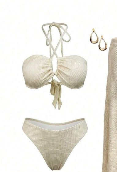 SHEIN DWUCZĘŚCIOWY STRÓJ KĄPIELOWY PK01__M