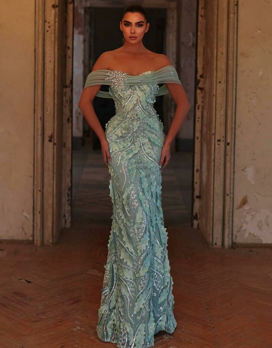FAERIESTY ZIELONA MAXI SUKIENKA ZDOBIENIE S06__S