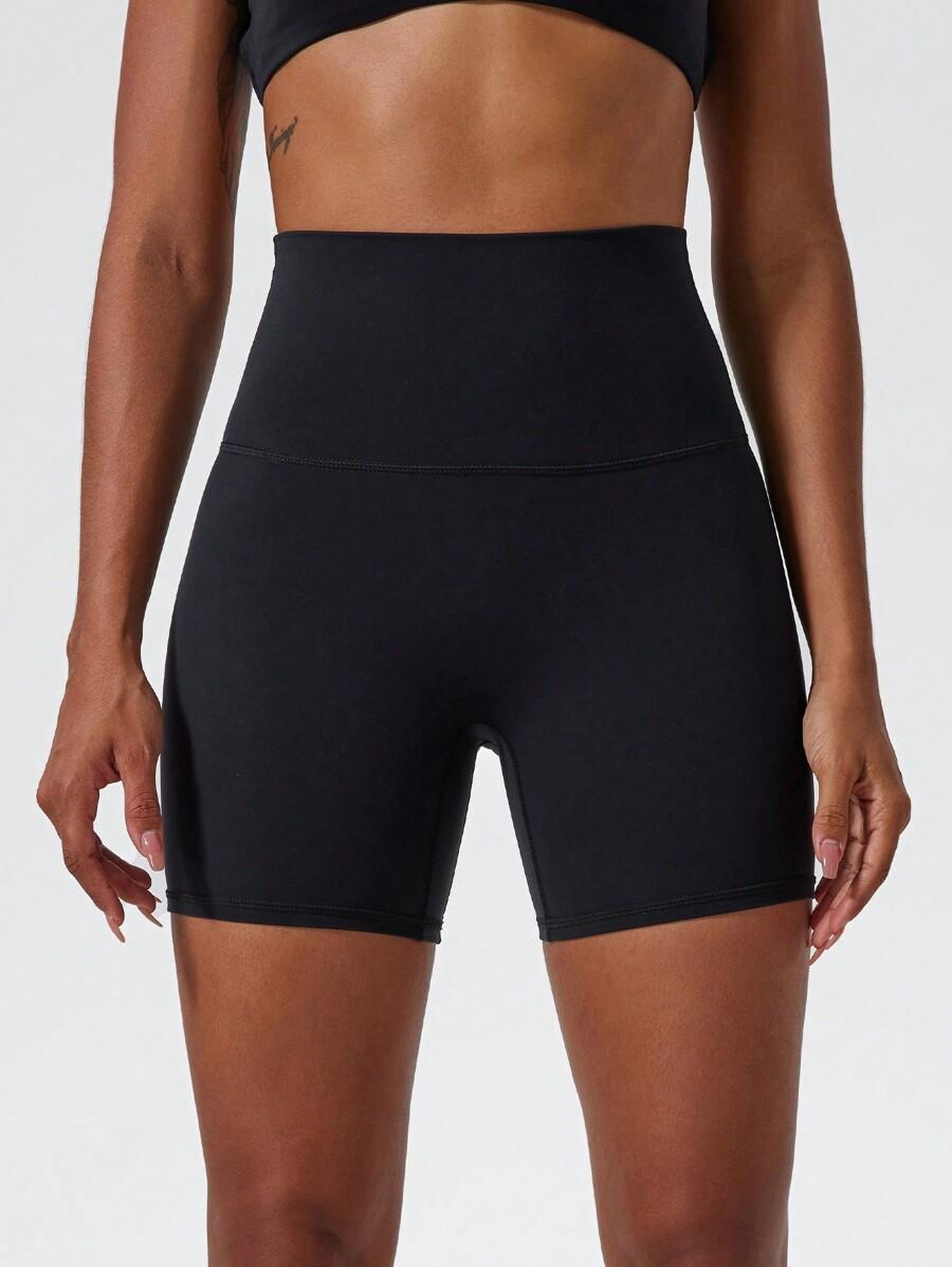 SHEIN CZARNE SPORTOWE SPODENKI S06__S