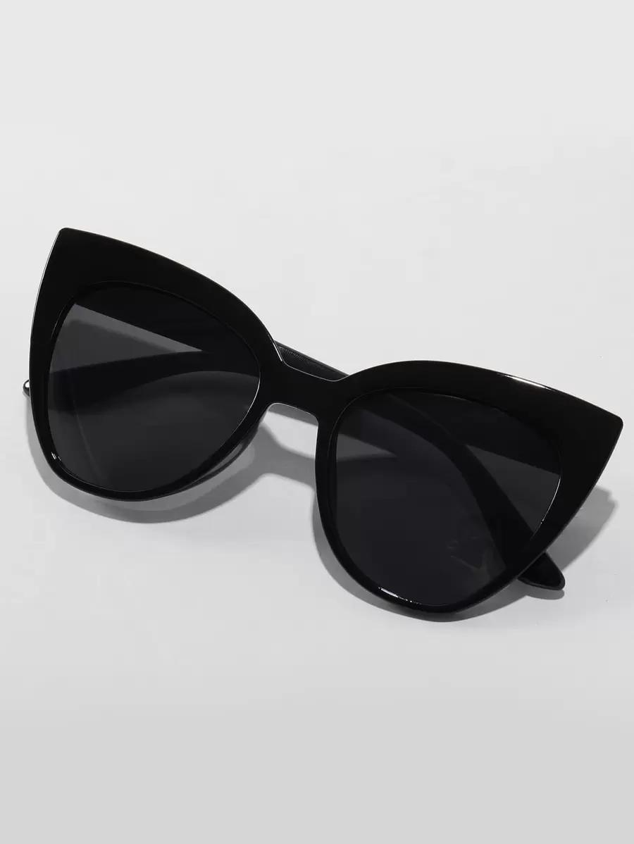 SHEIN CZARNE OKULARY PRZECIWSŁONECZNE S07