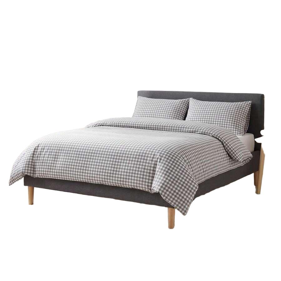 SHEIN KOMPLET POŚCIELI WZÓR KRATKA S07__135X200CM
