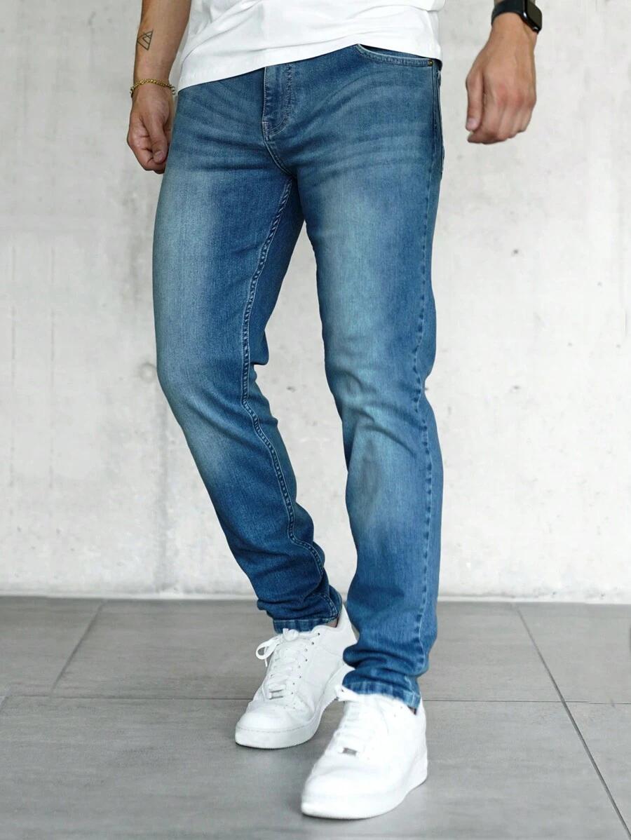 SHEIN NIEBIESKIE SPODNIE JEANS S06__W34/L