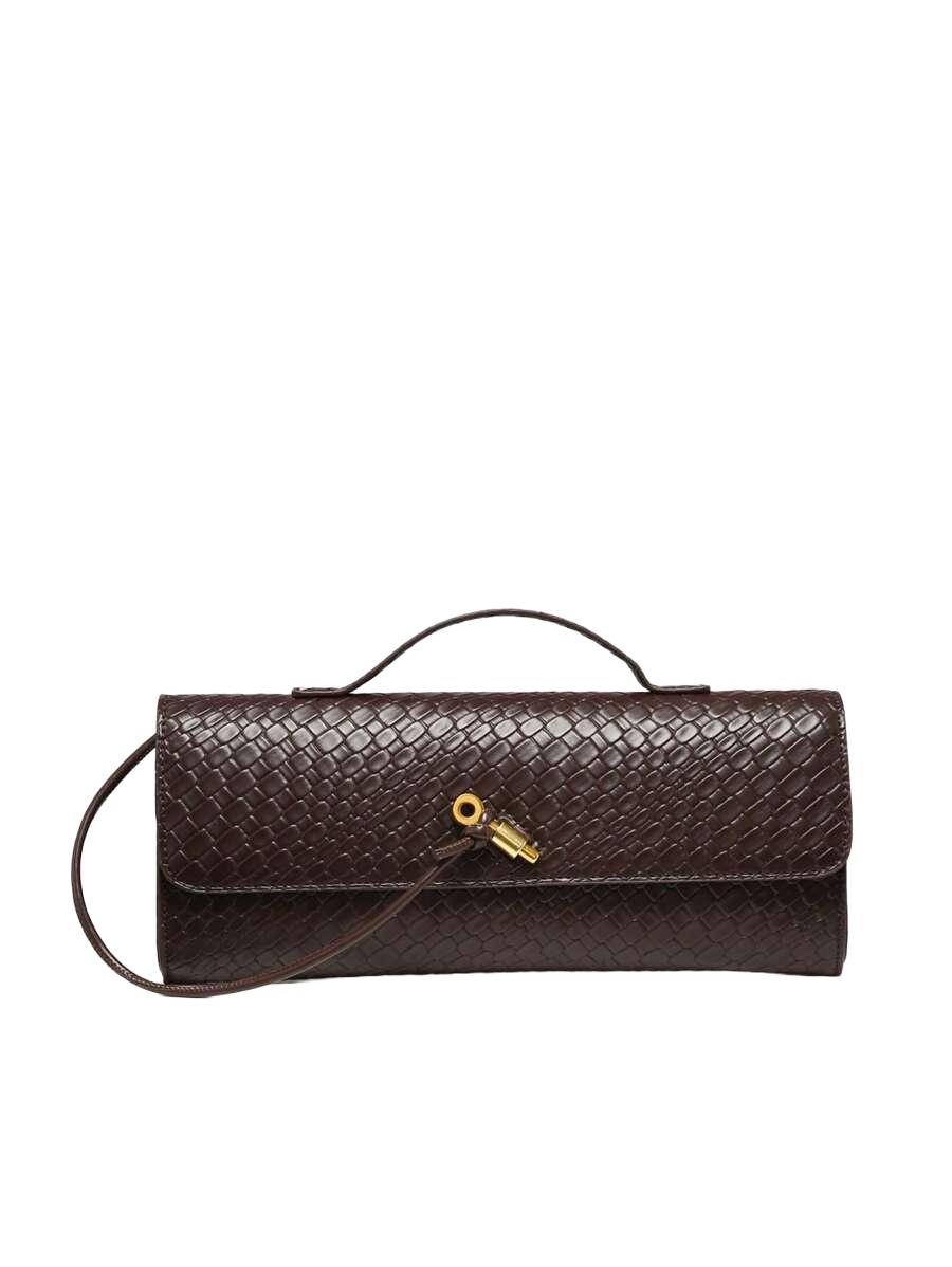 SHEIN BRĄZOWA TOREBKA KOPERTÓWKA S07__31X4X13