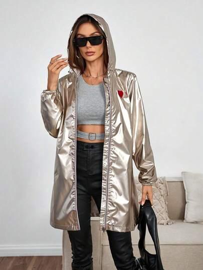SHEIN PRZECIWDESZCZOWA KURTKA ZAMEK W01__L