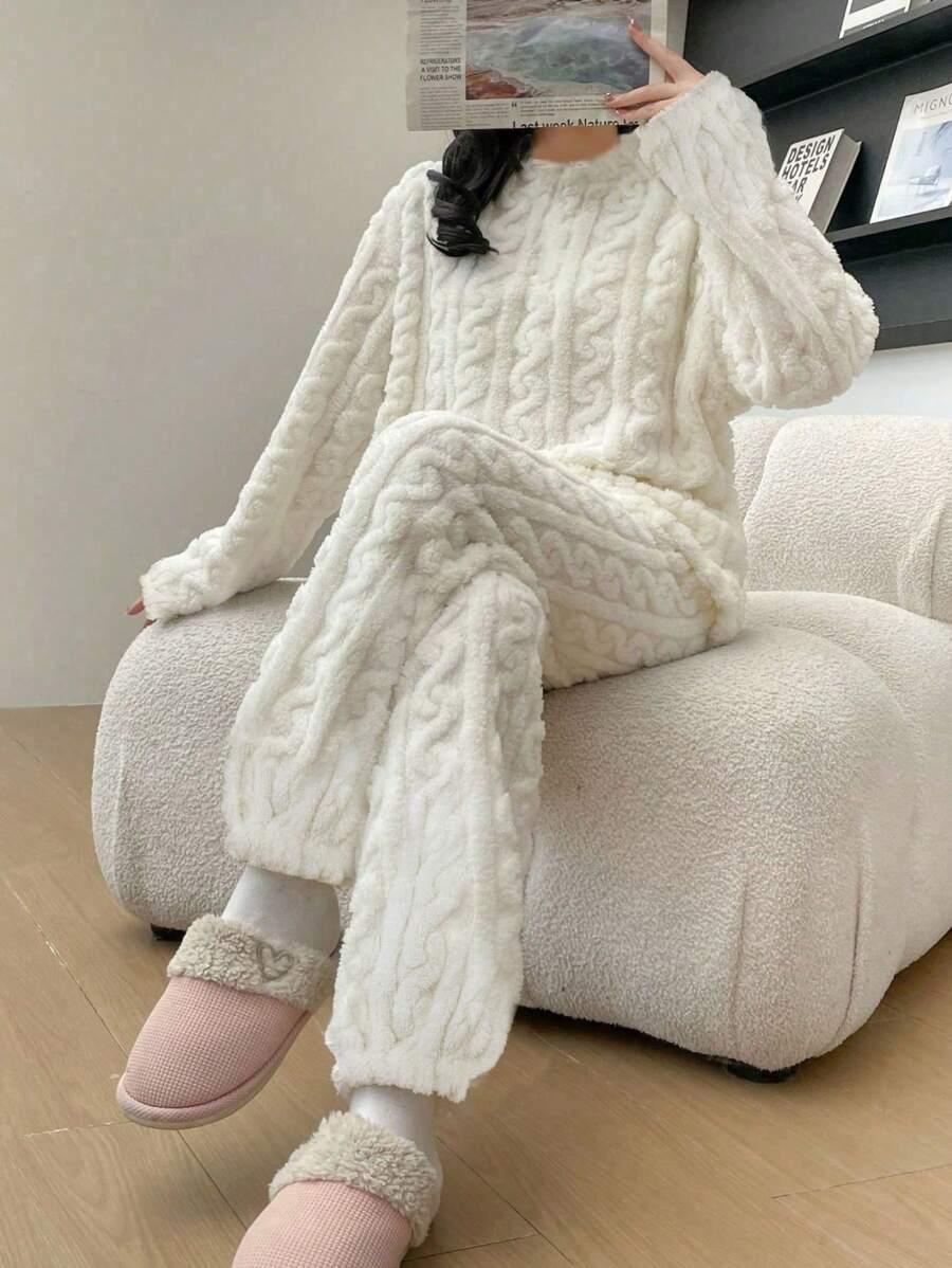SHEIN PIŻAMA KOMPLET BLUZA SPODNIE PK01__S