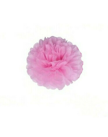 SHEIN RÓŻOWY PAPIEROWY KWIAT S07__20CM