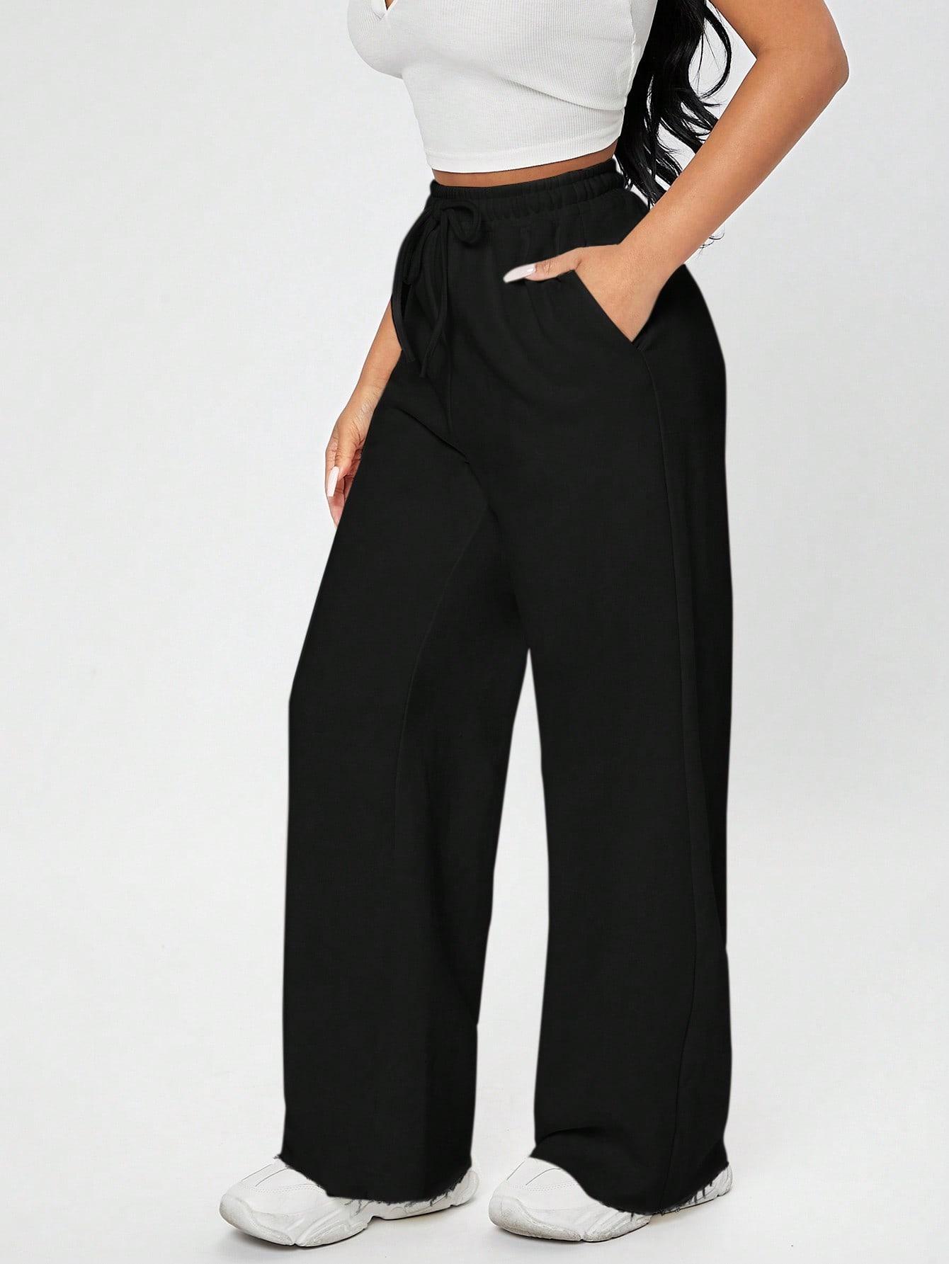 SHEIN CZARNE SPODNIE DRESOWE S06__M