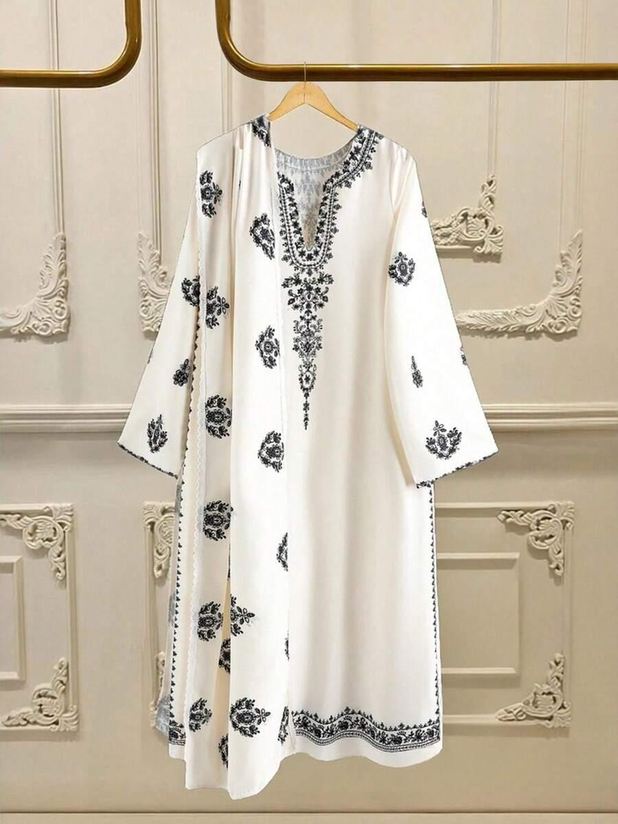 EMERY ROSE MAXI SUKIENKA WZÓR