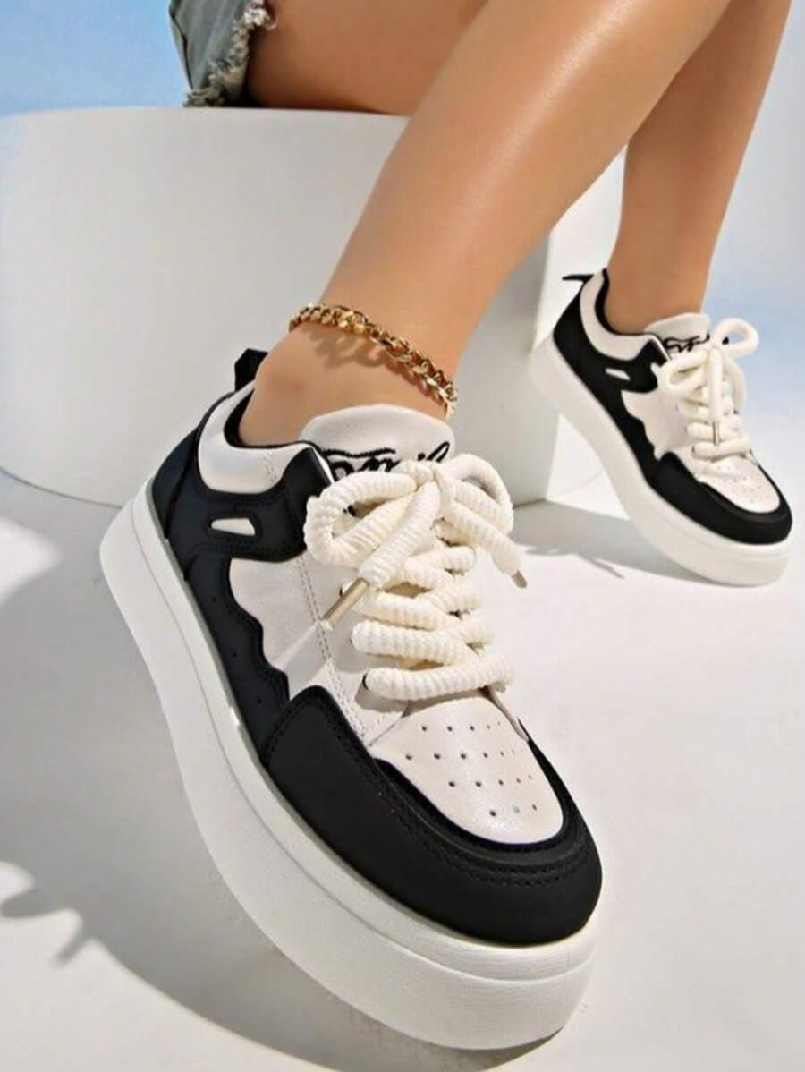 SHEIN SZNUROWANE BUTY SPORTOWE S06__37,5