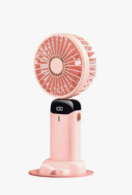 SHEIN RÓŻOWY MINI WENTYLATOR S07