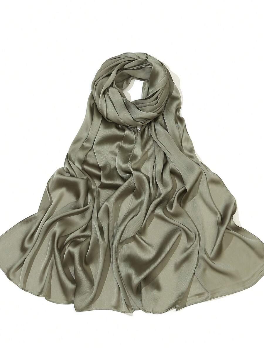 SHEIN ZIELONA CHUSTA NA GŁOWĘ S07