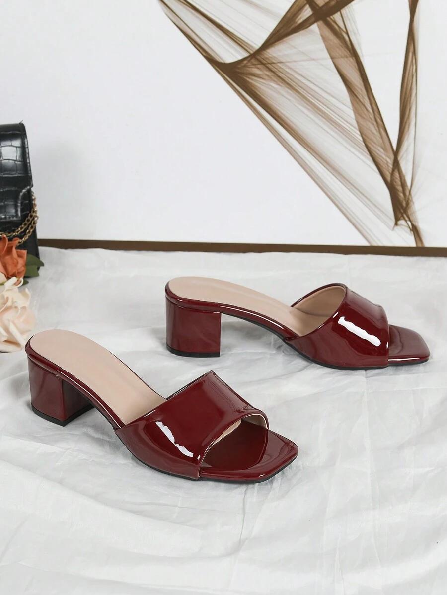 SHEIN BORDOWE KLAPKI NA OBCASIE S06__36,5