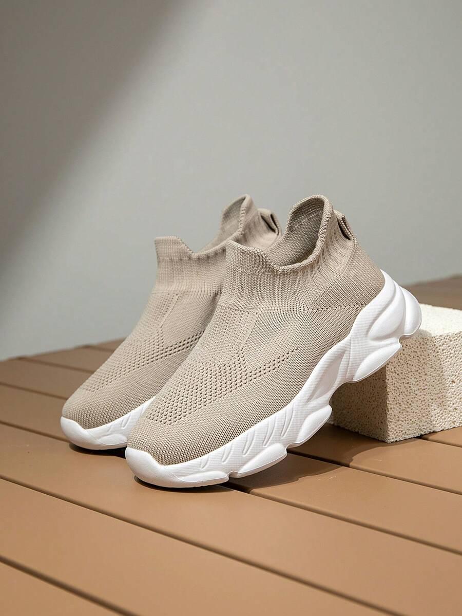 SHEIN BEŻOWE BUTY SPORTOWE S06__32